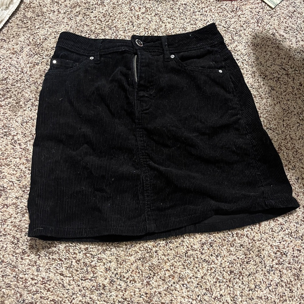 Black Divided Skirt